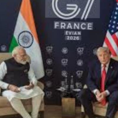 G-7 সন্মিলনৰ মাজতে মোদী-ট্ৰাম্পৰ গুৰুত্বপূৰ্ণ বৈঠক: