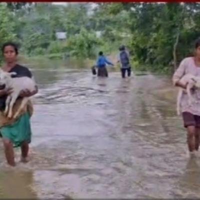 ধেমাজী-লক্ষীমপুৰত ভয়াৱহ বান: (Severe Flood in Dhemaji-Lakhmipur)
